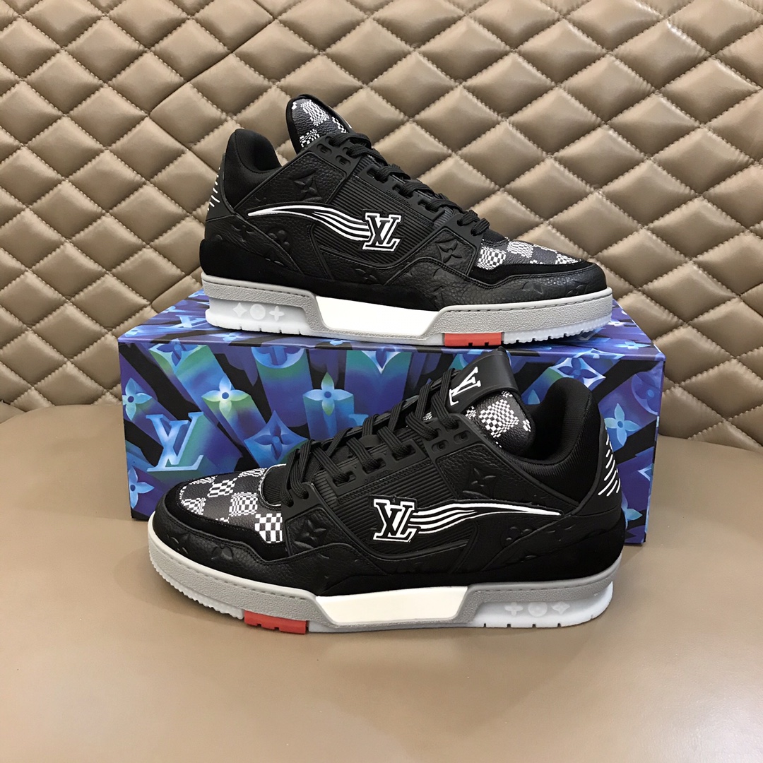 lv Sneaker Virgil Abloh in Black