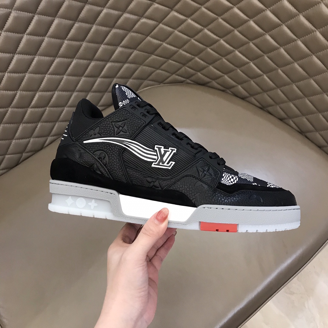 lv Sneaker Virgil Abloh in Black