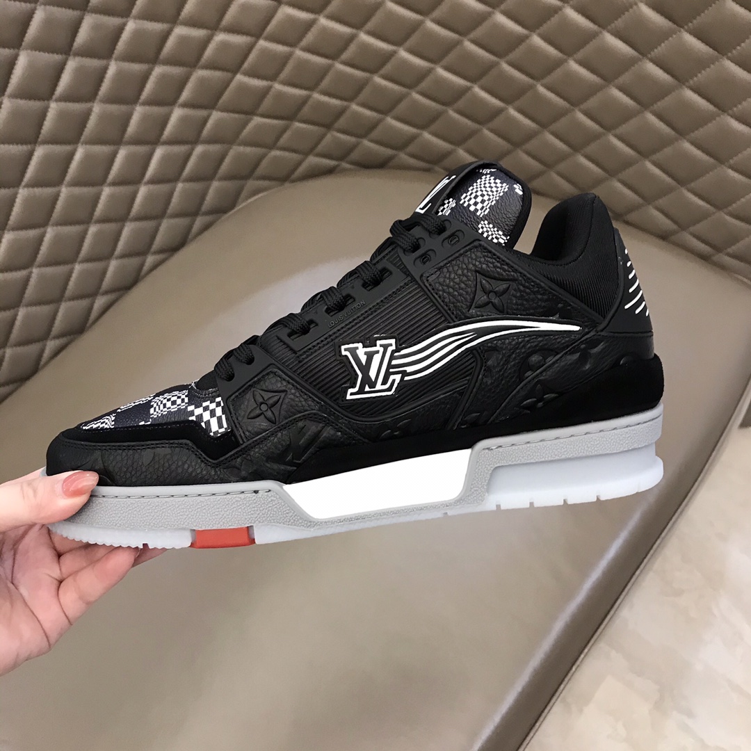 lv Sneaker Virgil Abloh in Black