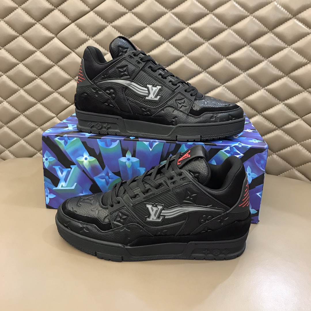 lv Sneaker Virgil Abloh in Black