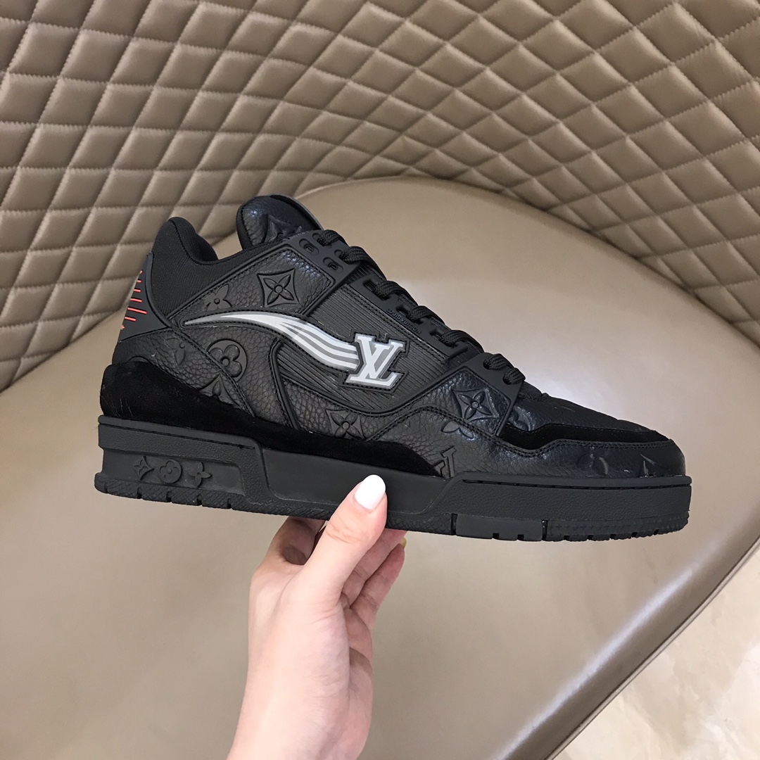 lv Sneaker Virgil Abloh in Black