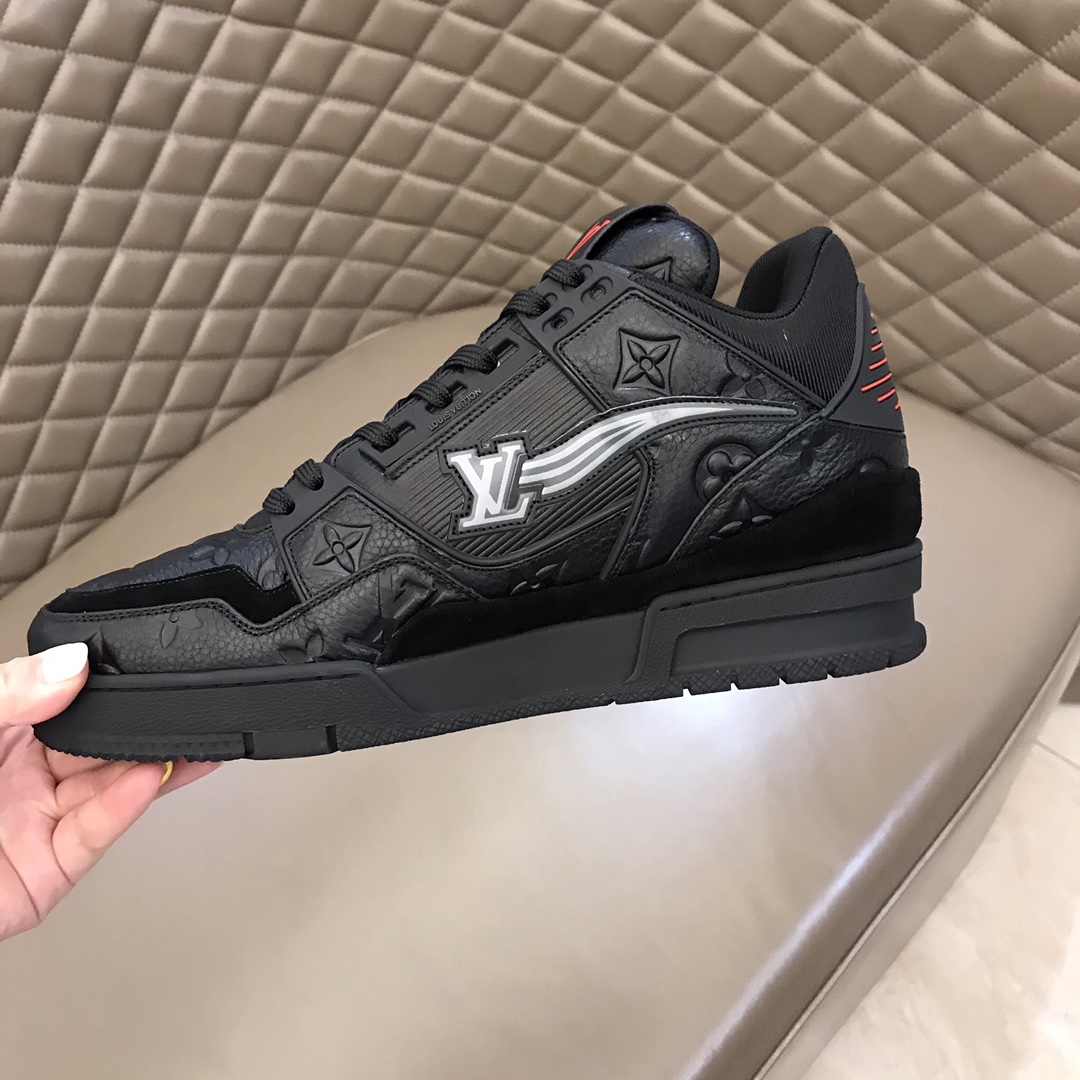 lv Sneaker Virgil Abloh in Black