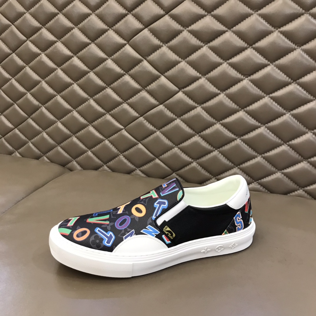 lv Sneaker Trocadero in Black