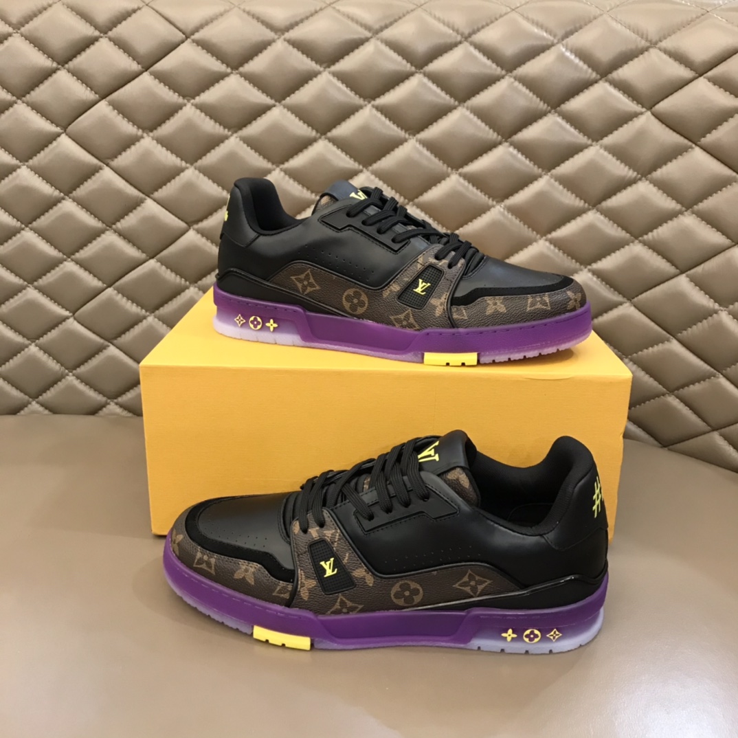 lv Sneaker Trainer in Purple