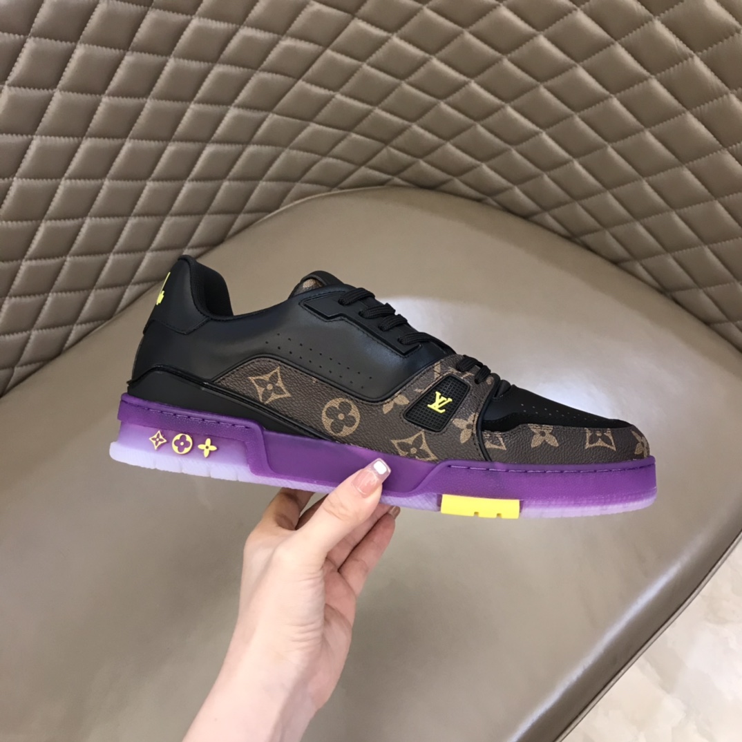 lv Sneaker Trainer in Purple