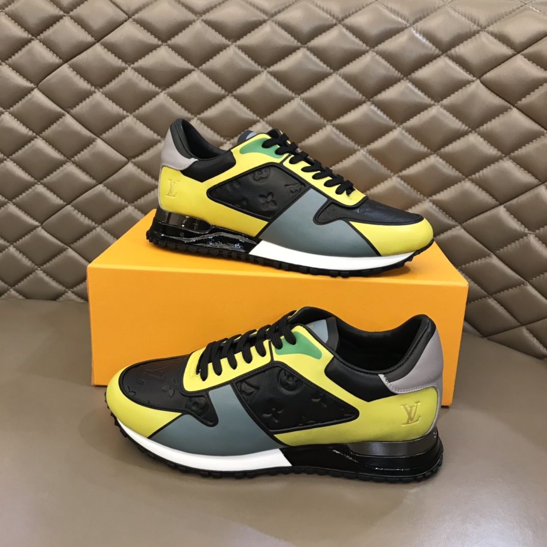 lv Sneaker Run Away in Yellow