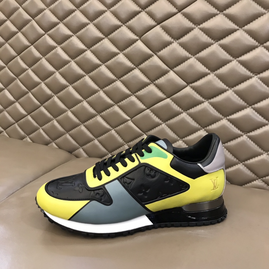 lv Sneaker Run Away in Yellow