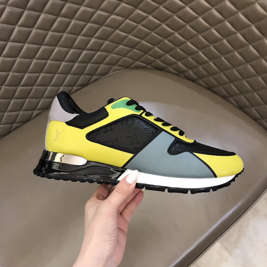 lv Sneaker Run Away in Yellow