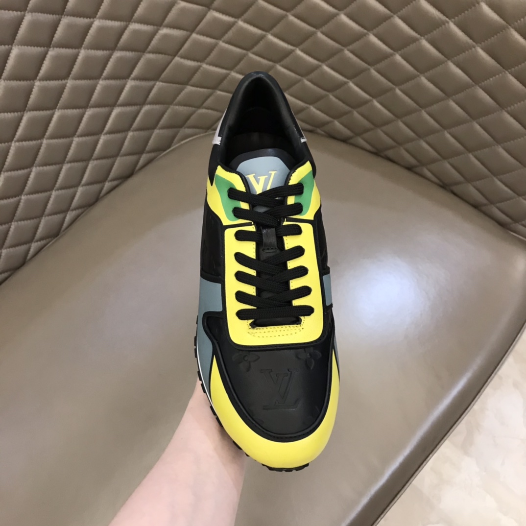 lv Sneaker Run Away in Yellow