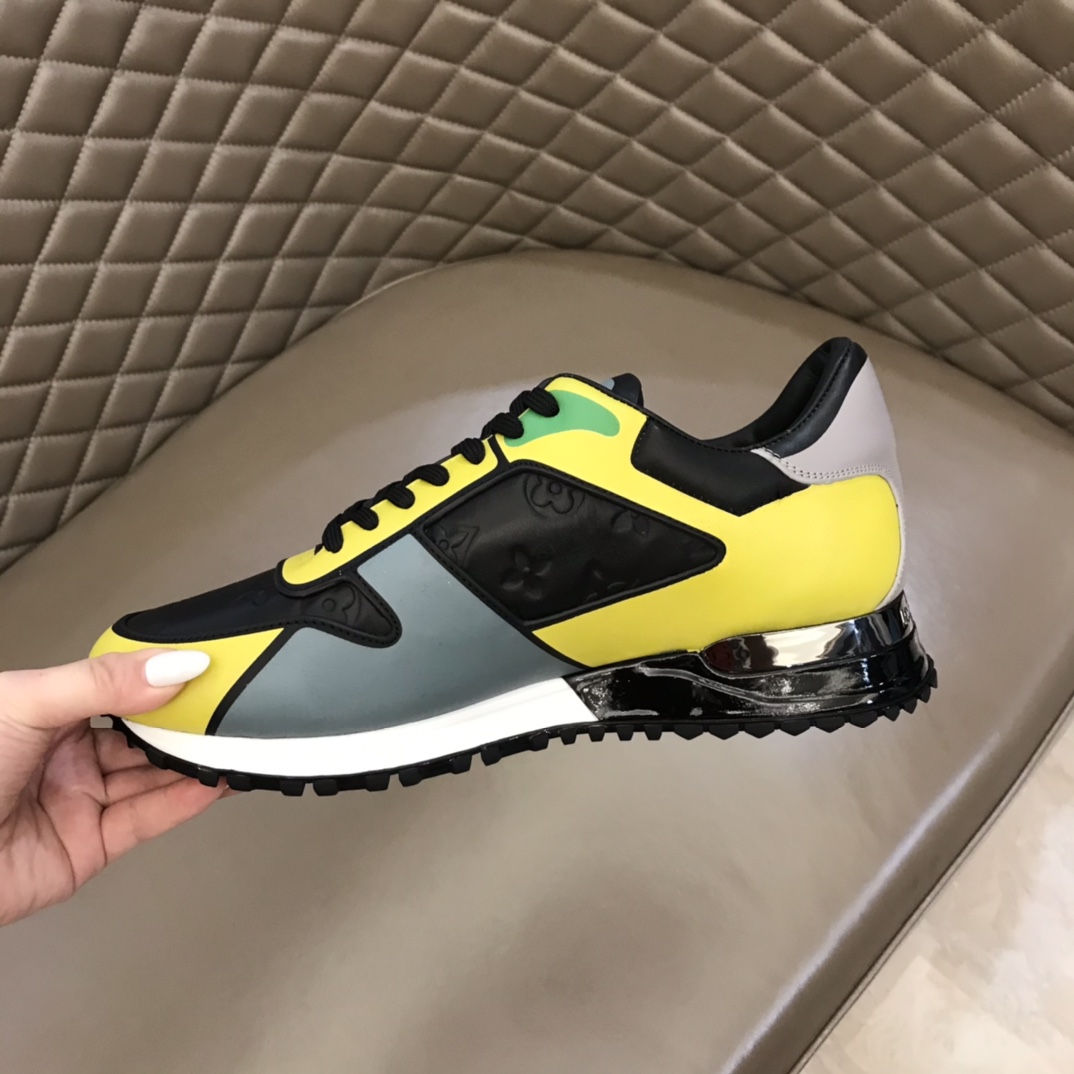 lv Sneaker Run Away in Yellow