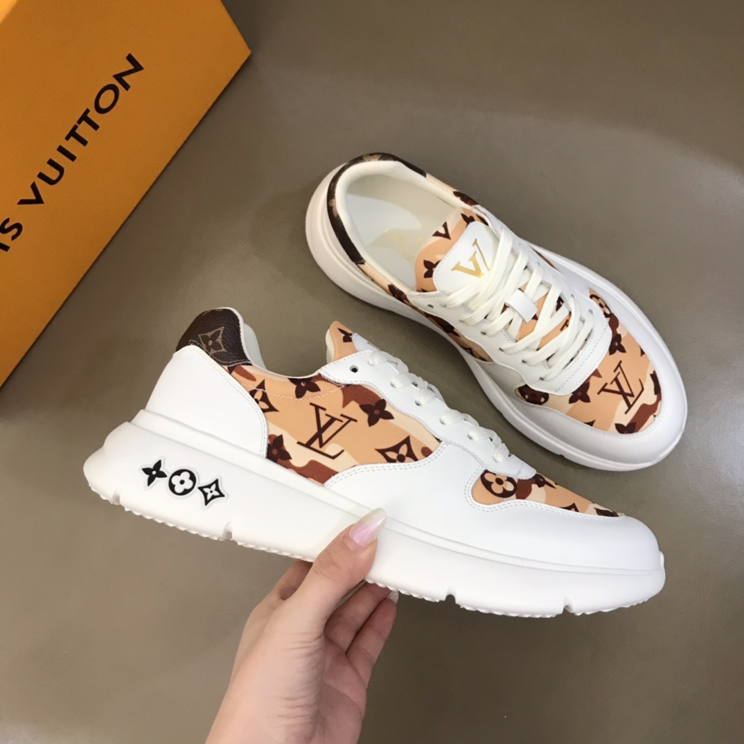 lv Sneaker Run Away in Yellow