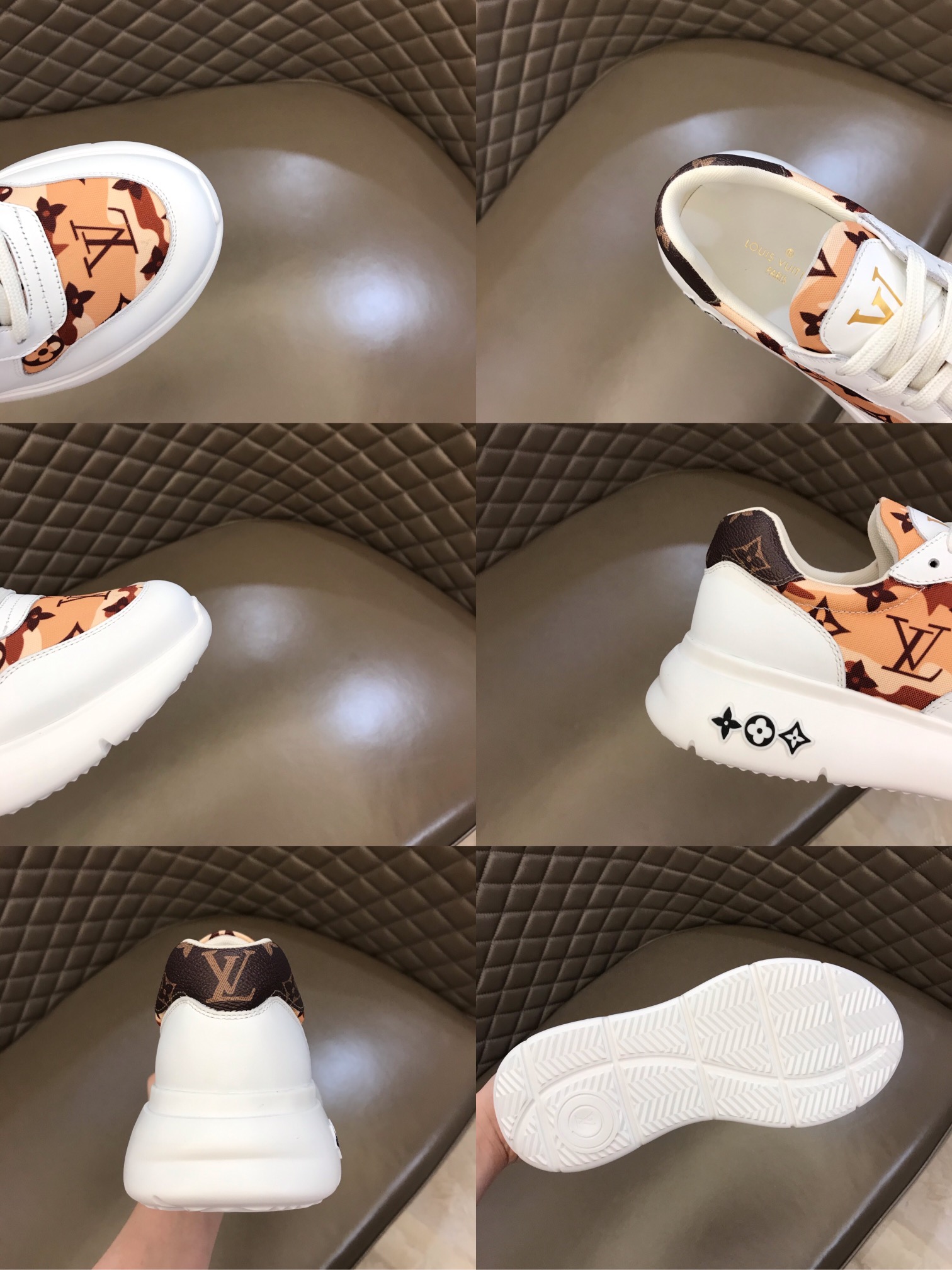 lv Sneaker Run Away in Yellow