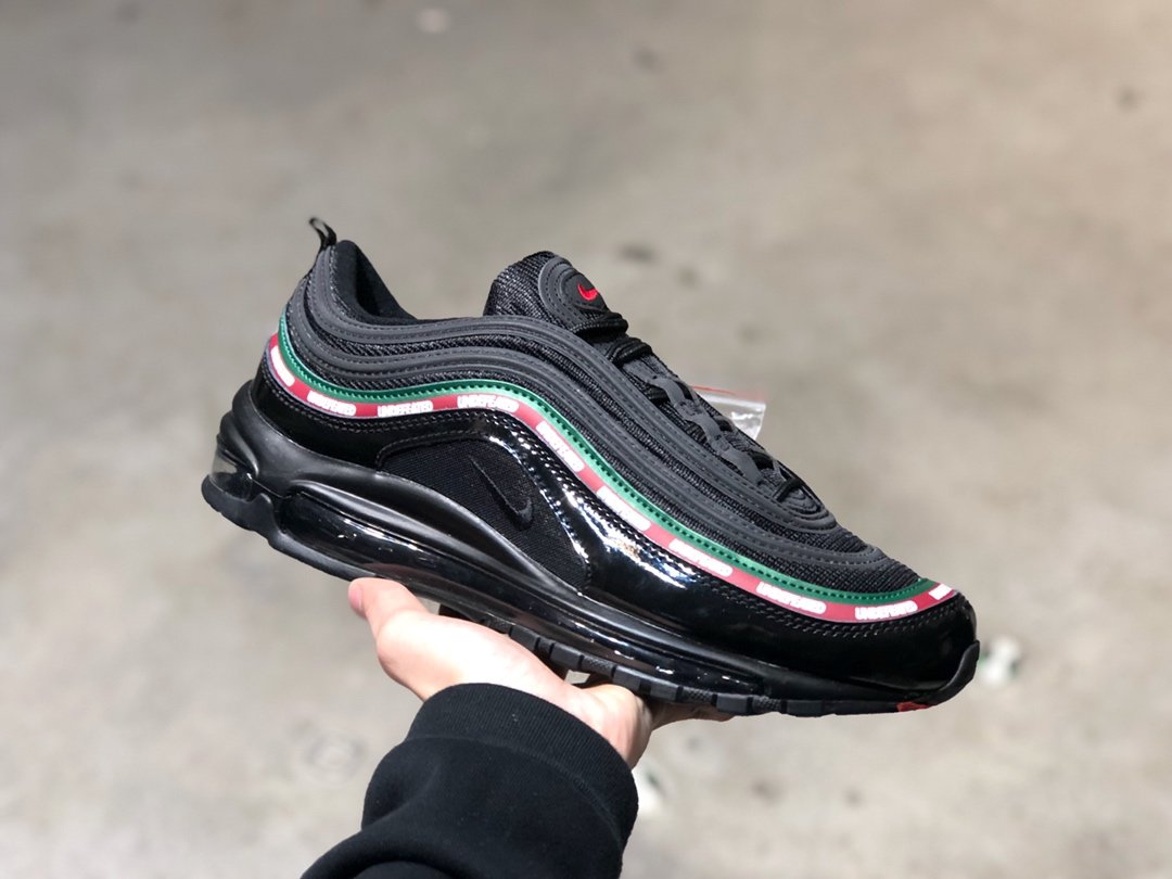 God Air Max 97 Undefeated Black Red/Green retail materials preorder