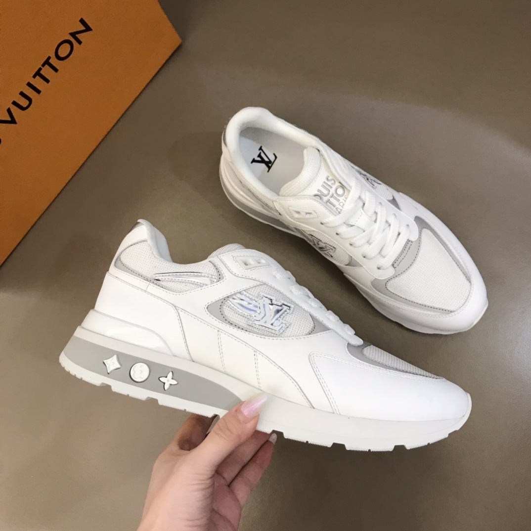 lv Sneaker Run Away in White