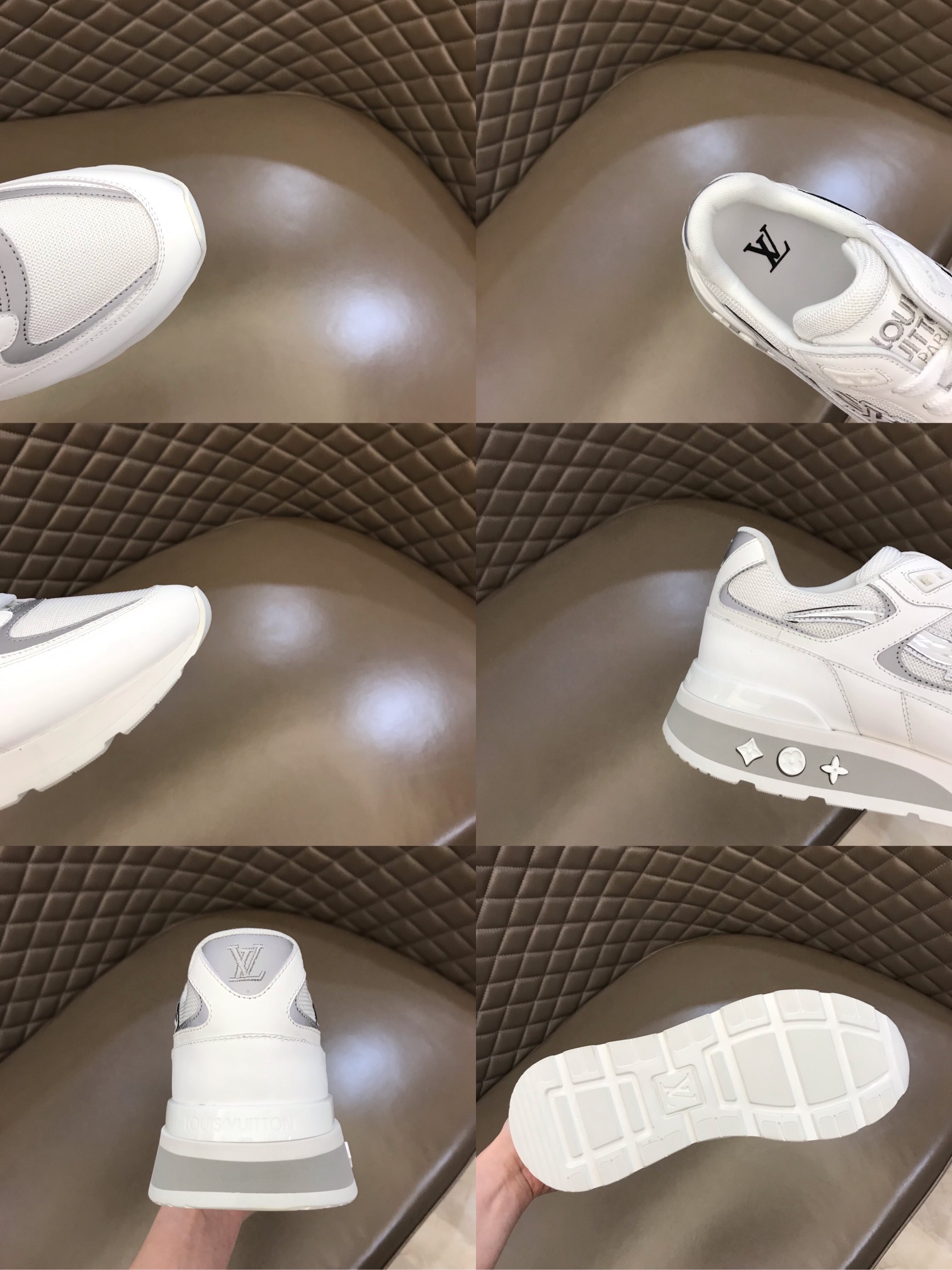 lv Sneaker Run Away in White