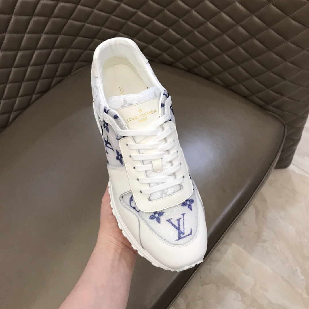 lv Sneaker Run Away in White 