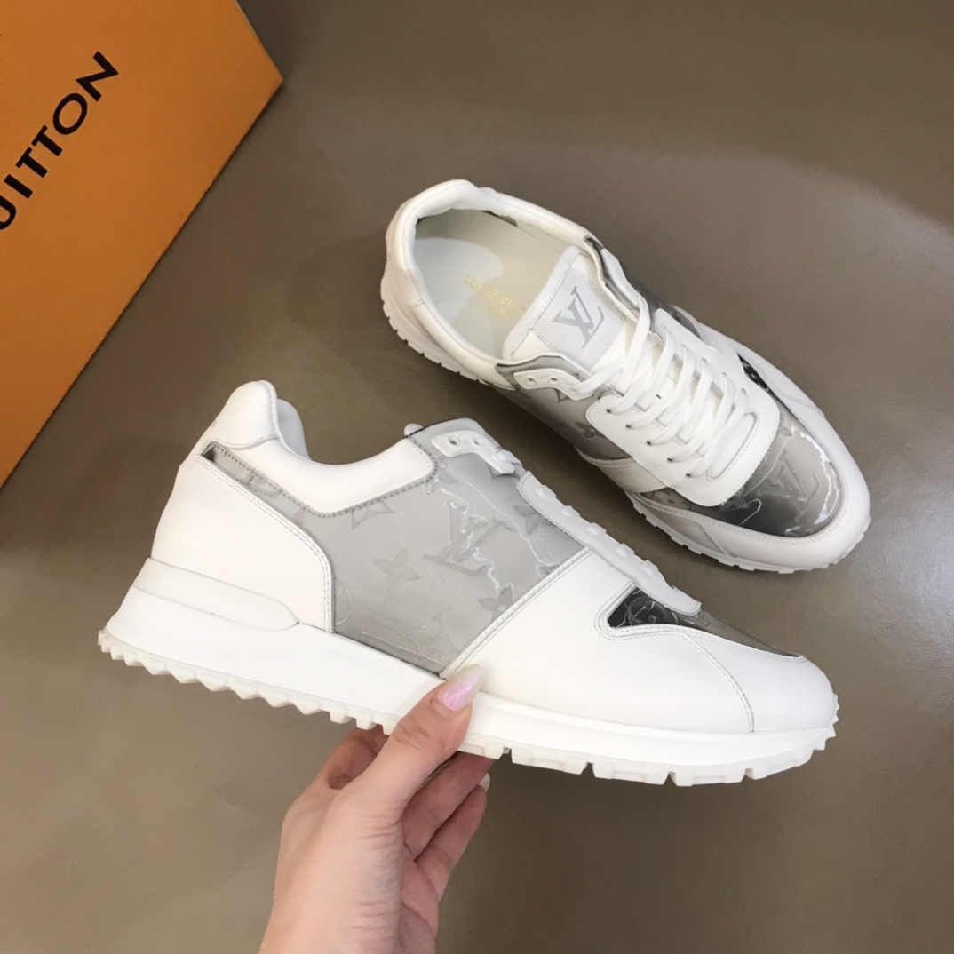 lv Sneaker Run Away in White 