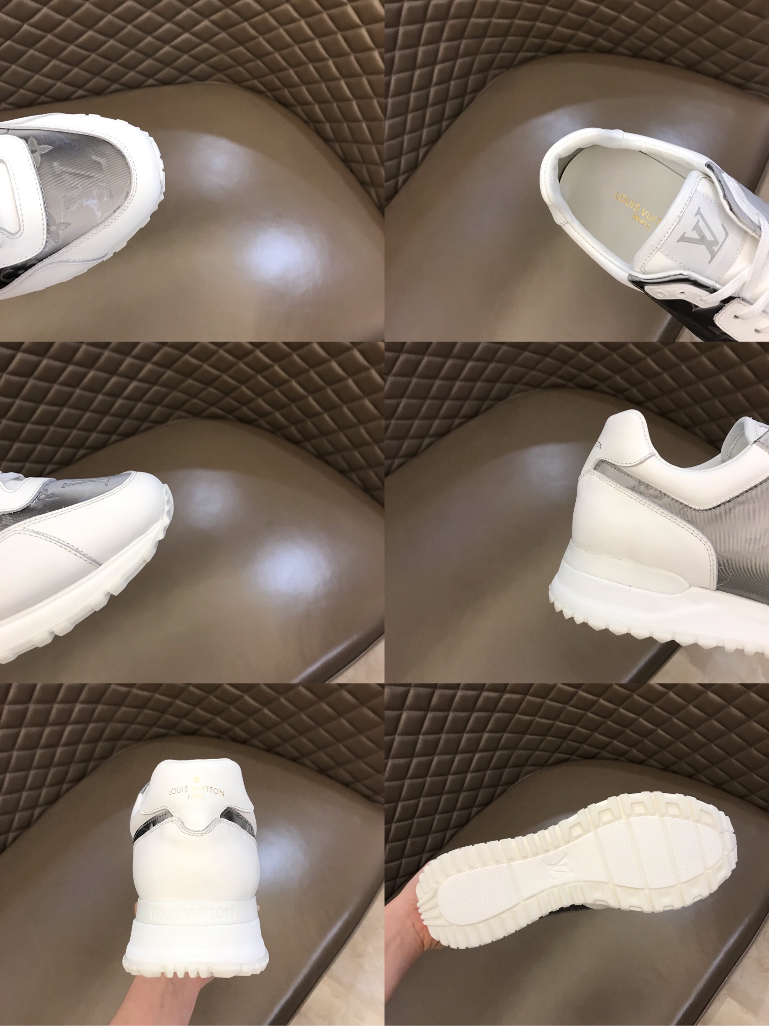 lv Sneaker Run Away in White 