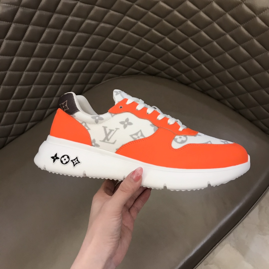 lv Sneaker Run Away in Orange