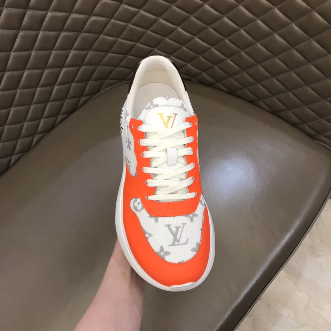 lv Sneaker Run Away in Orange