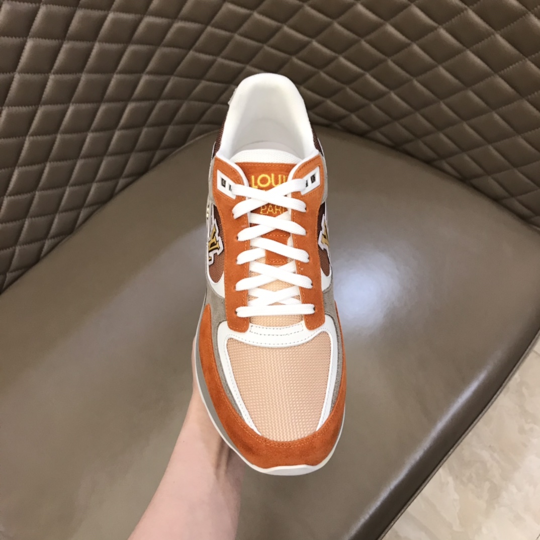 lv Sneaker Run Away in Orange