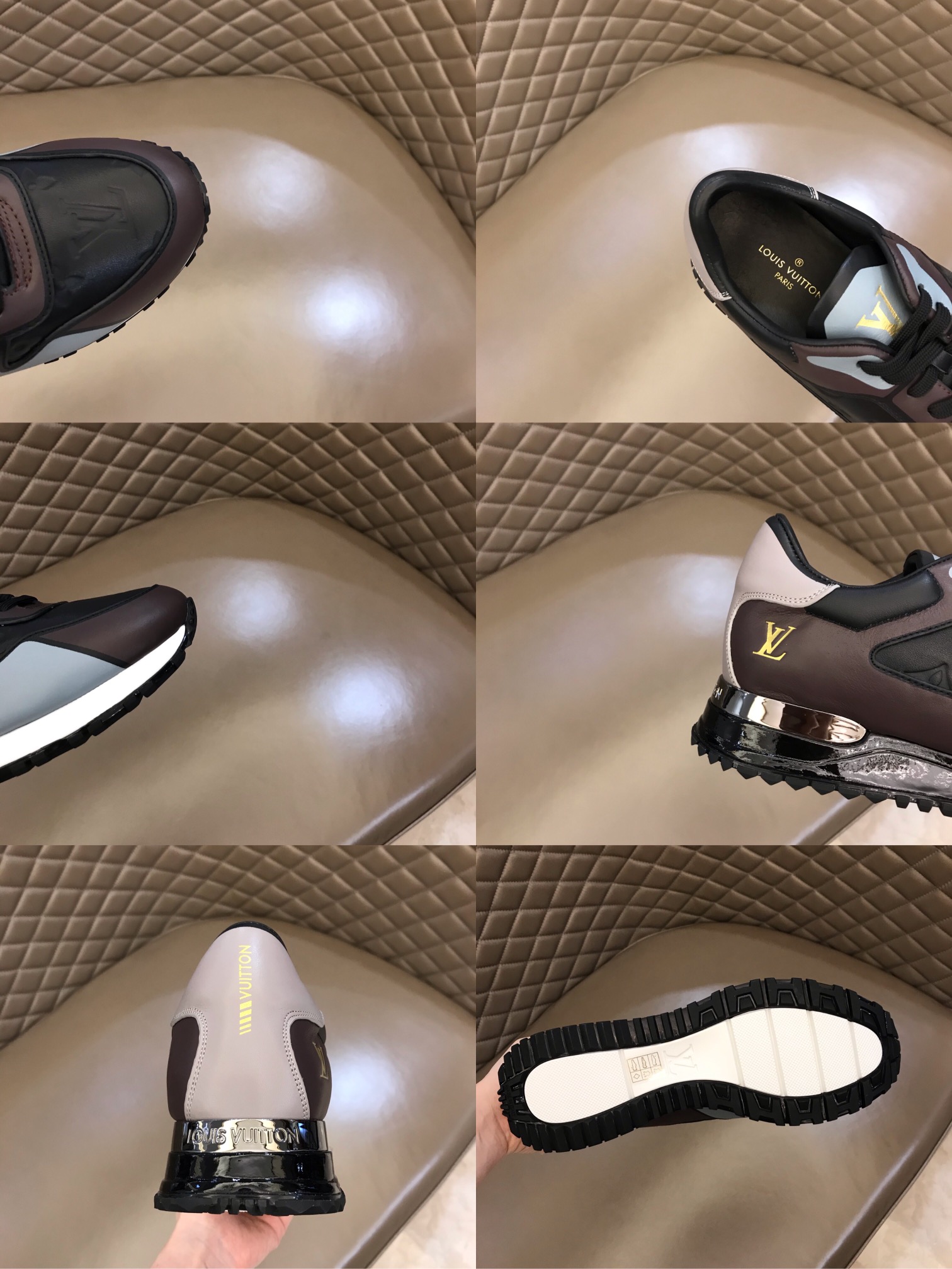 lv Sneaker Run Away in Brown