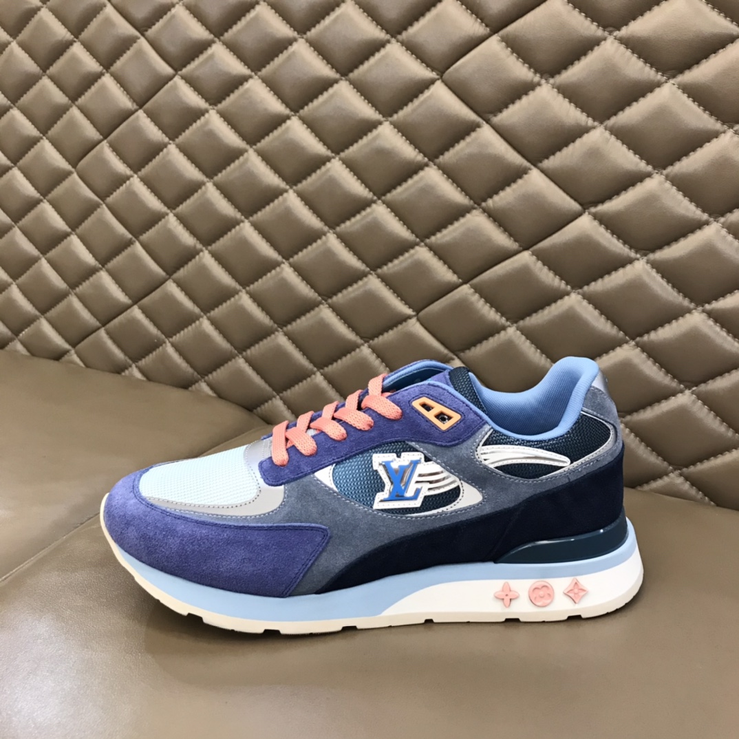 lv Sneaker Run Away in Blue