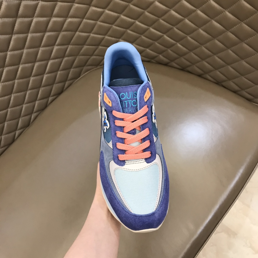 lv Sneaker Run Away in Blue