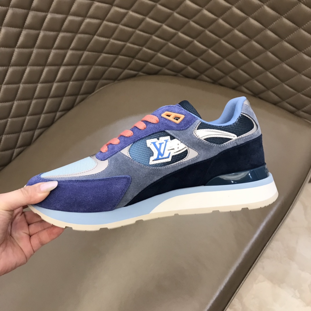 lv Sneaker Run Away in Blue