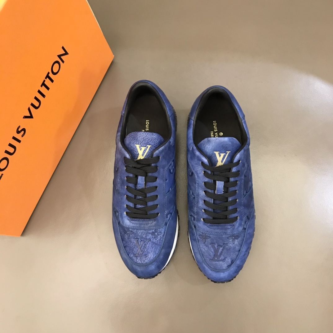 lv Sneaker Run Away in Blue