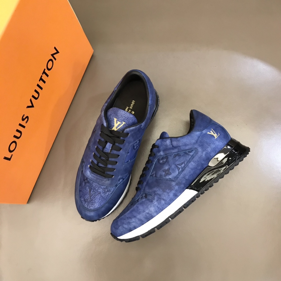 lv Sneaker Run Away in Blue