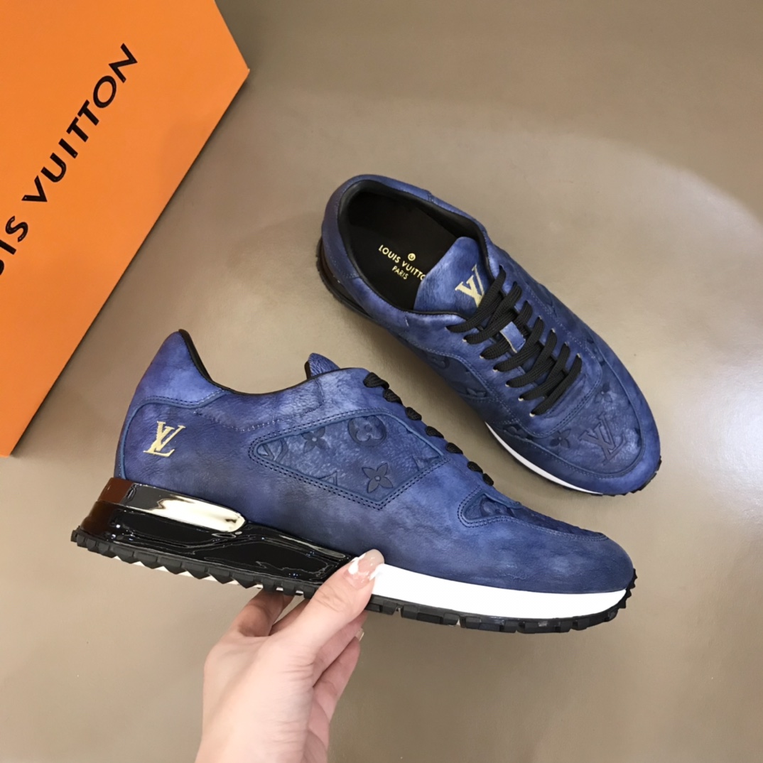 lv Sneaker Run Away in Blue