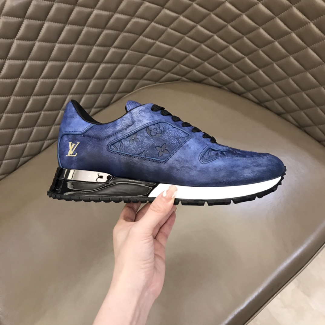 lv Sneaker Run Away in Blue