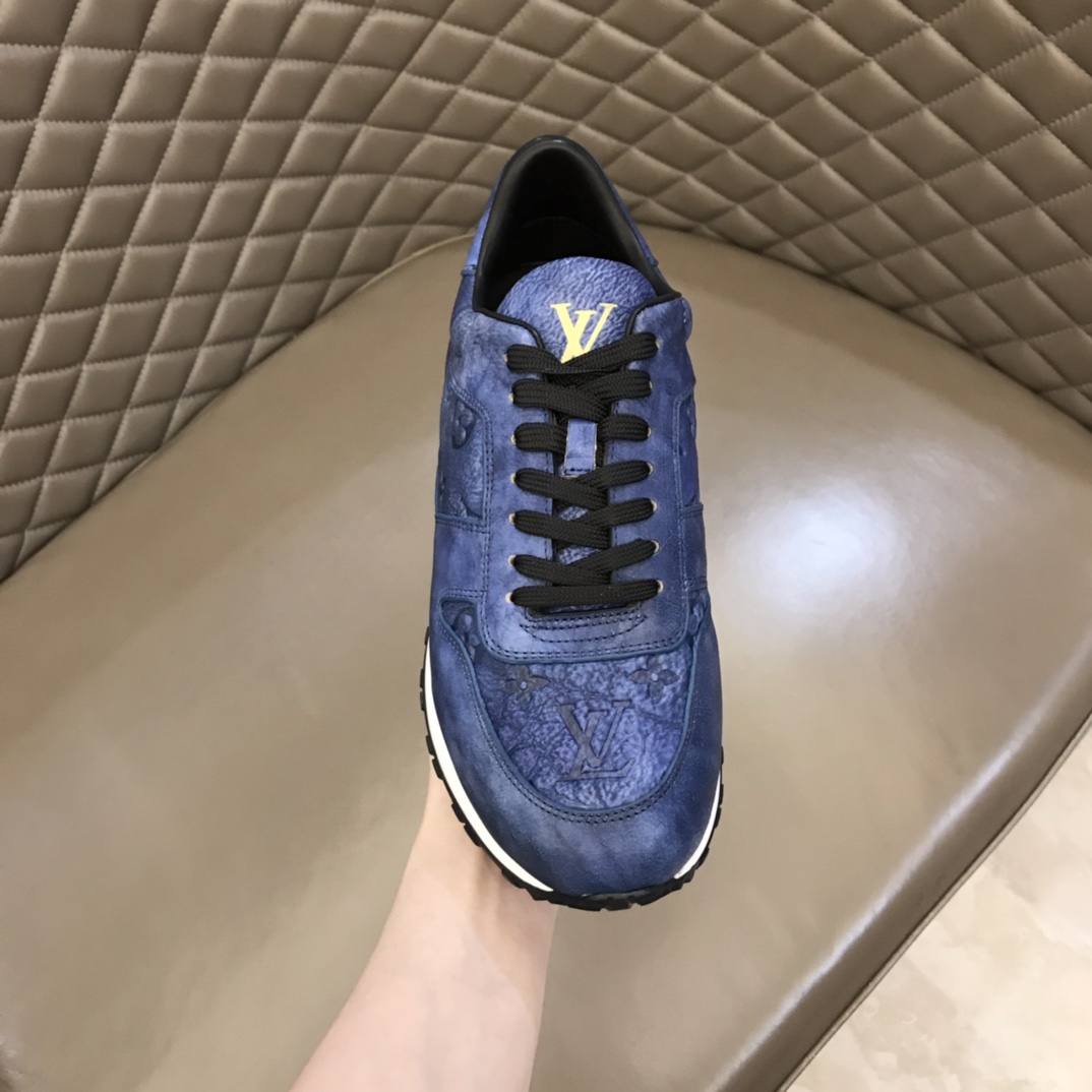 lv Sneaker Run Away in Blue