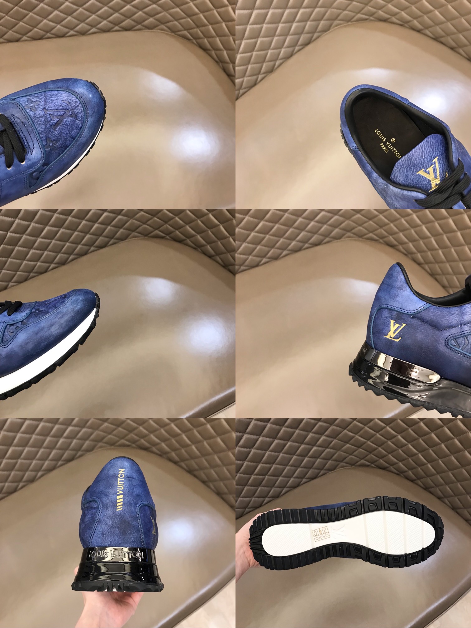 lv Sneaker Run Away in Blue