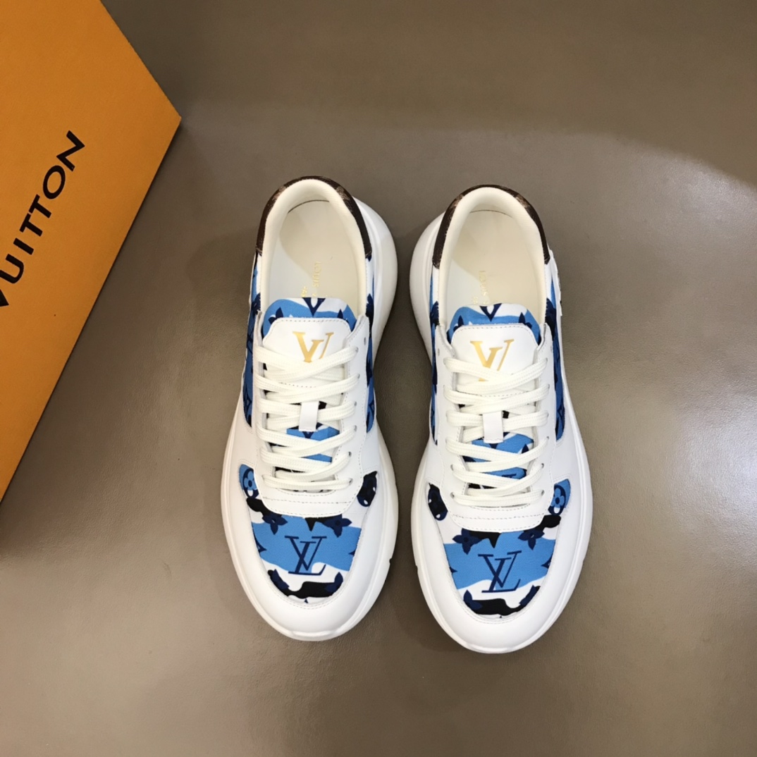 lv Sneaker Run Away in Blue