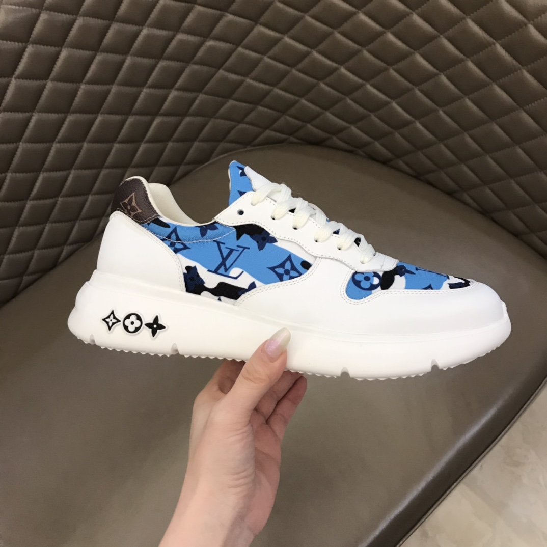 lv Sneaker Run Away in Blue