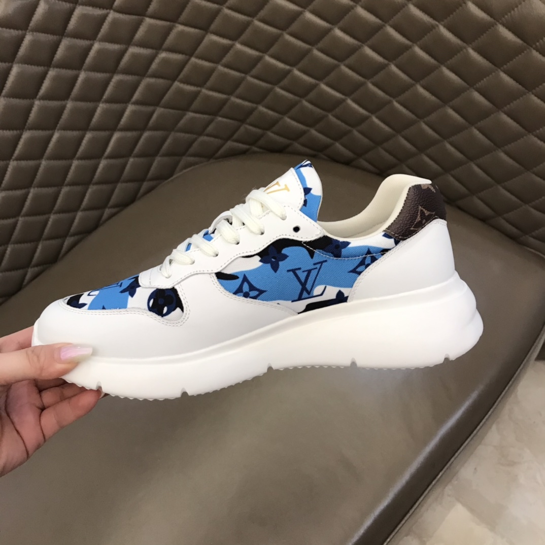 lv Sneaker Run Away in Blue