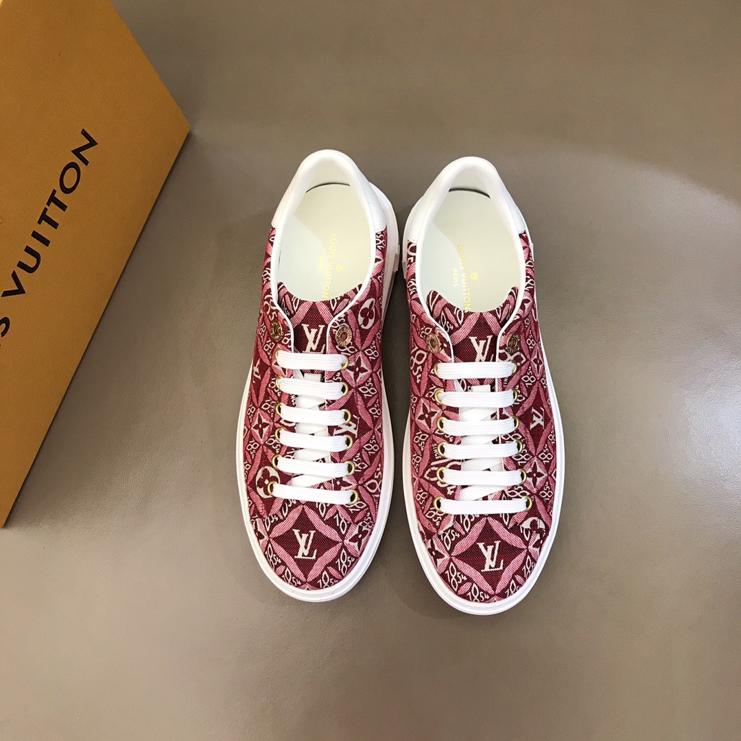 lv Sneaker Luxembourg in Red