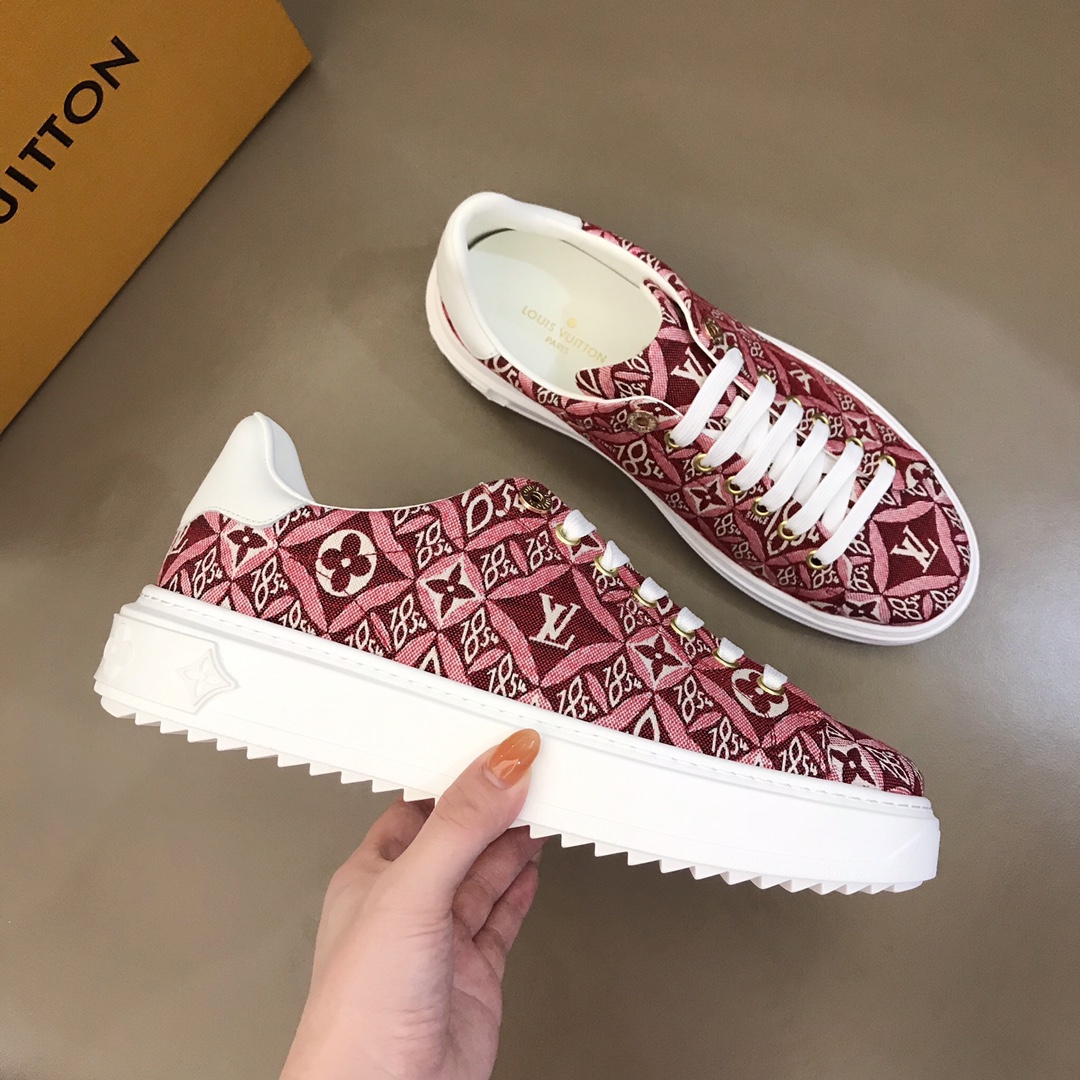 lv Sneaker Luxembourg in Red