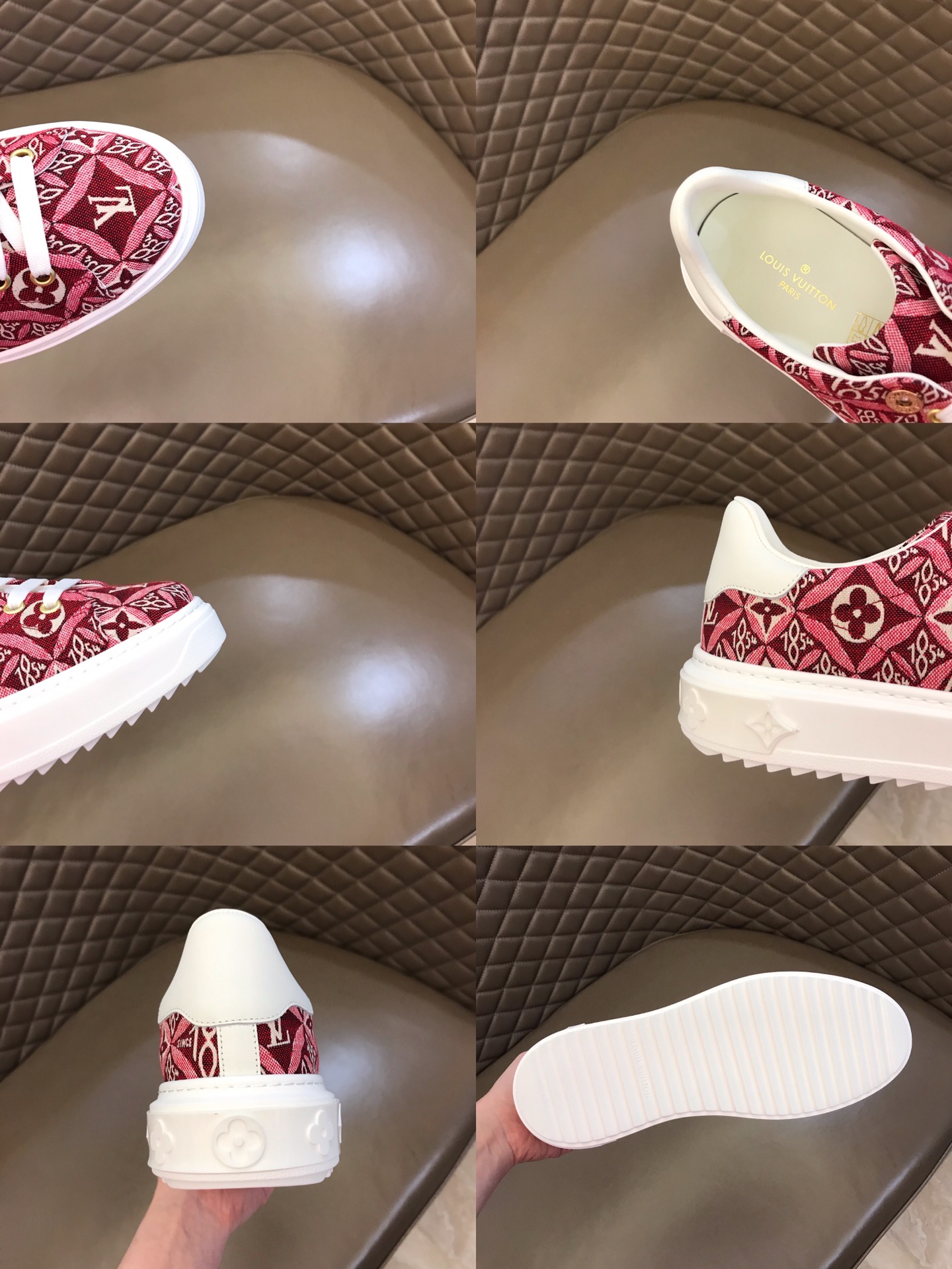 lv Sneaker Luxembourg in Red