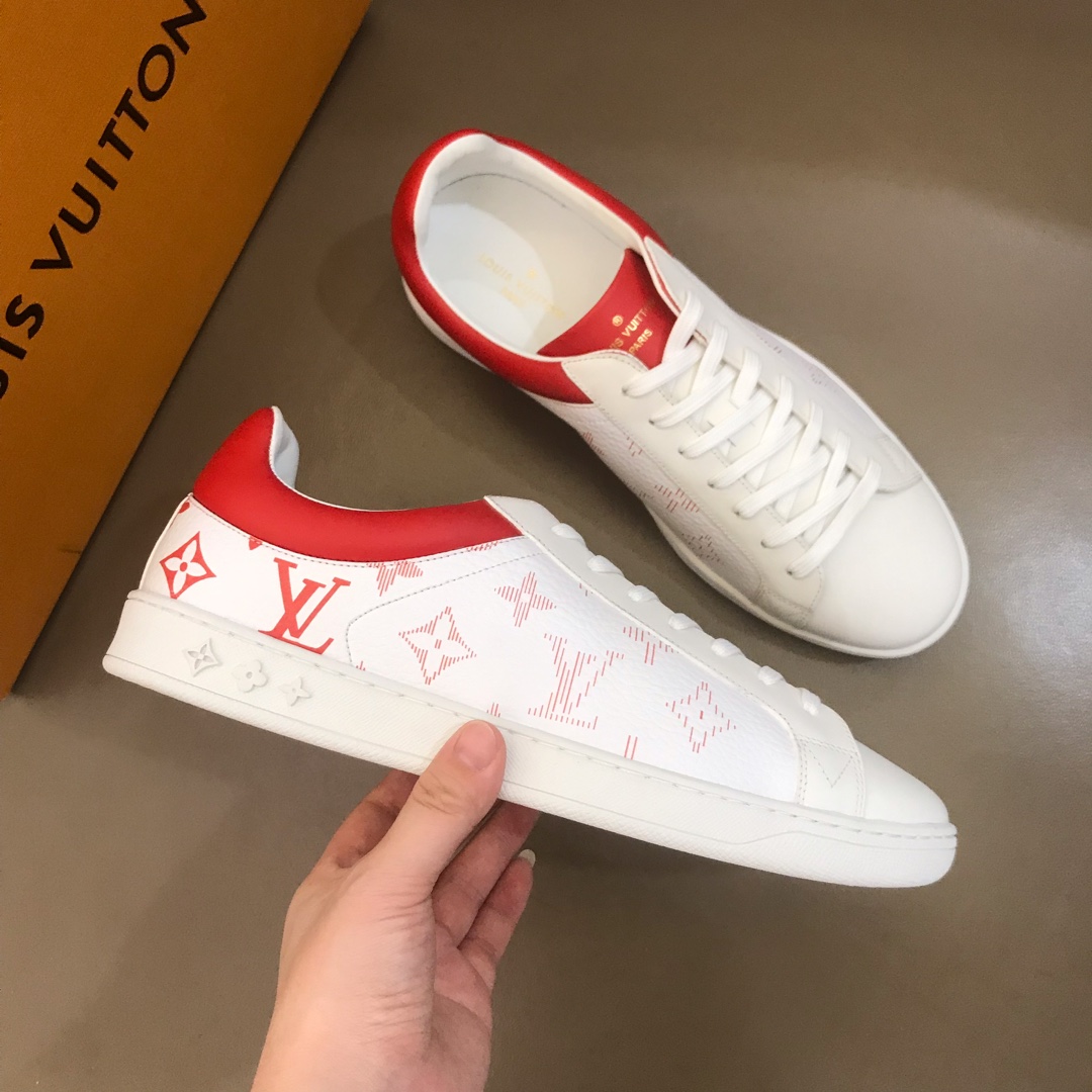 lv Sneaker Luxembourg in Red