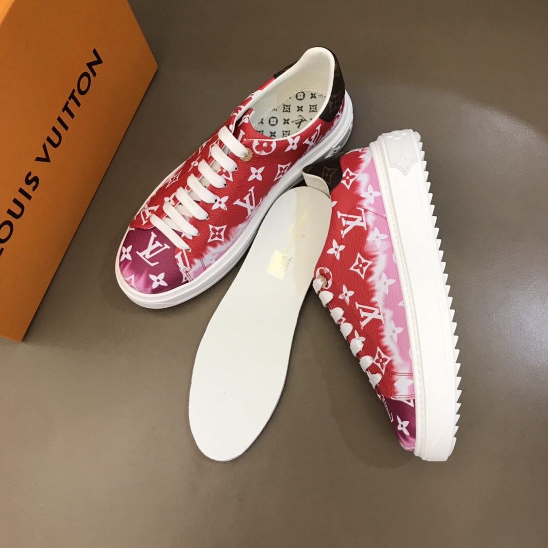 lv Sneaker Luxembourg in Red