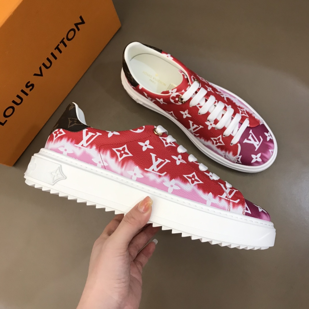 lv Sneaker Luxembourg in Red