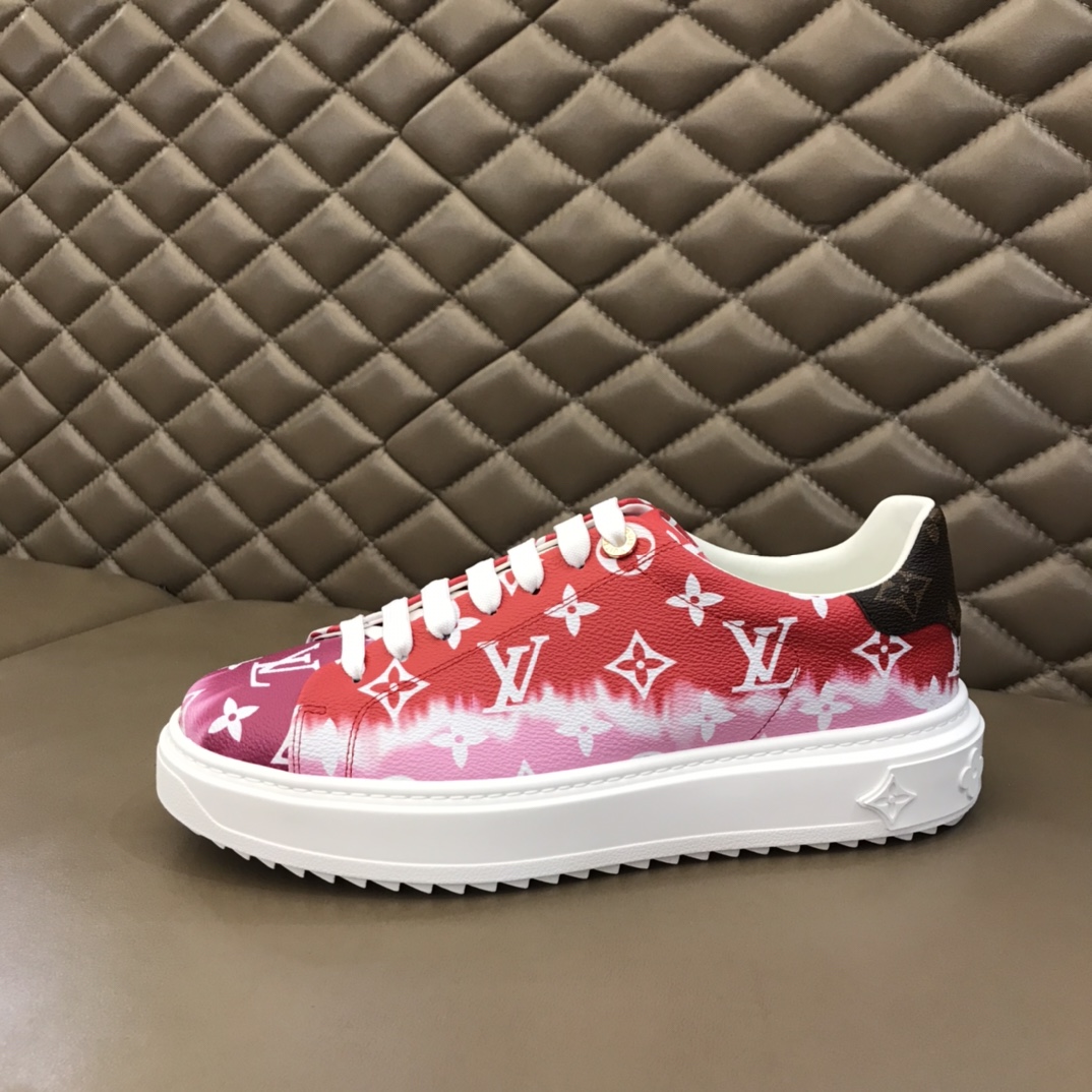 lv Sneaker Luxembourg in Red