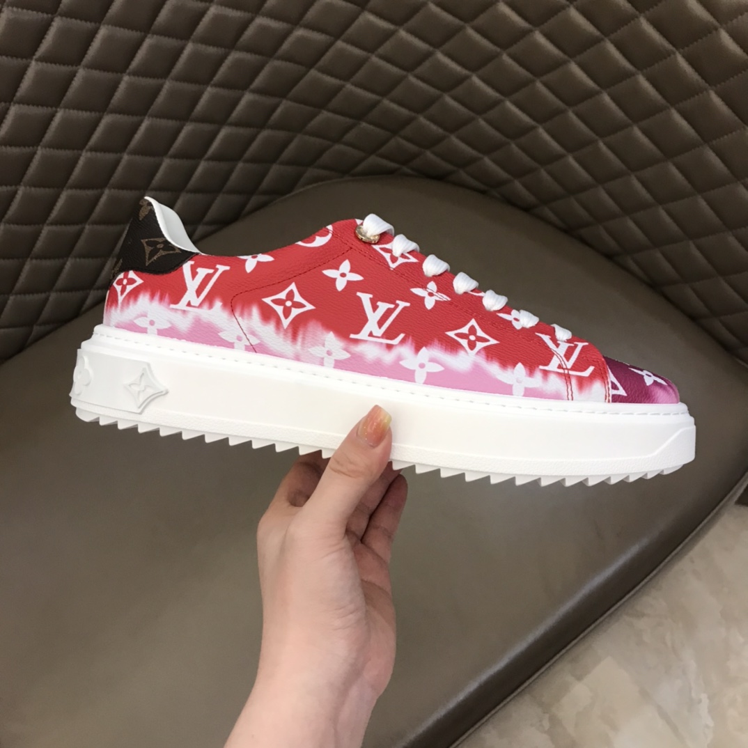 lv Sneaker Luxembourg in Red