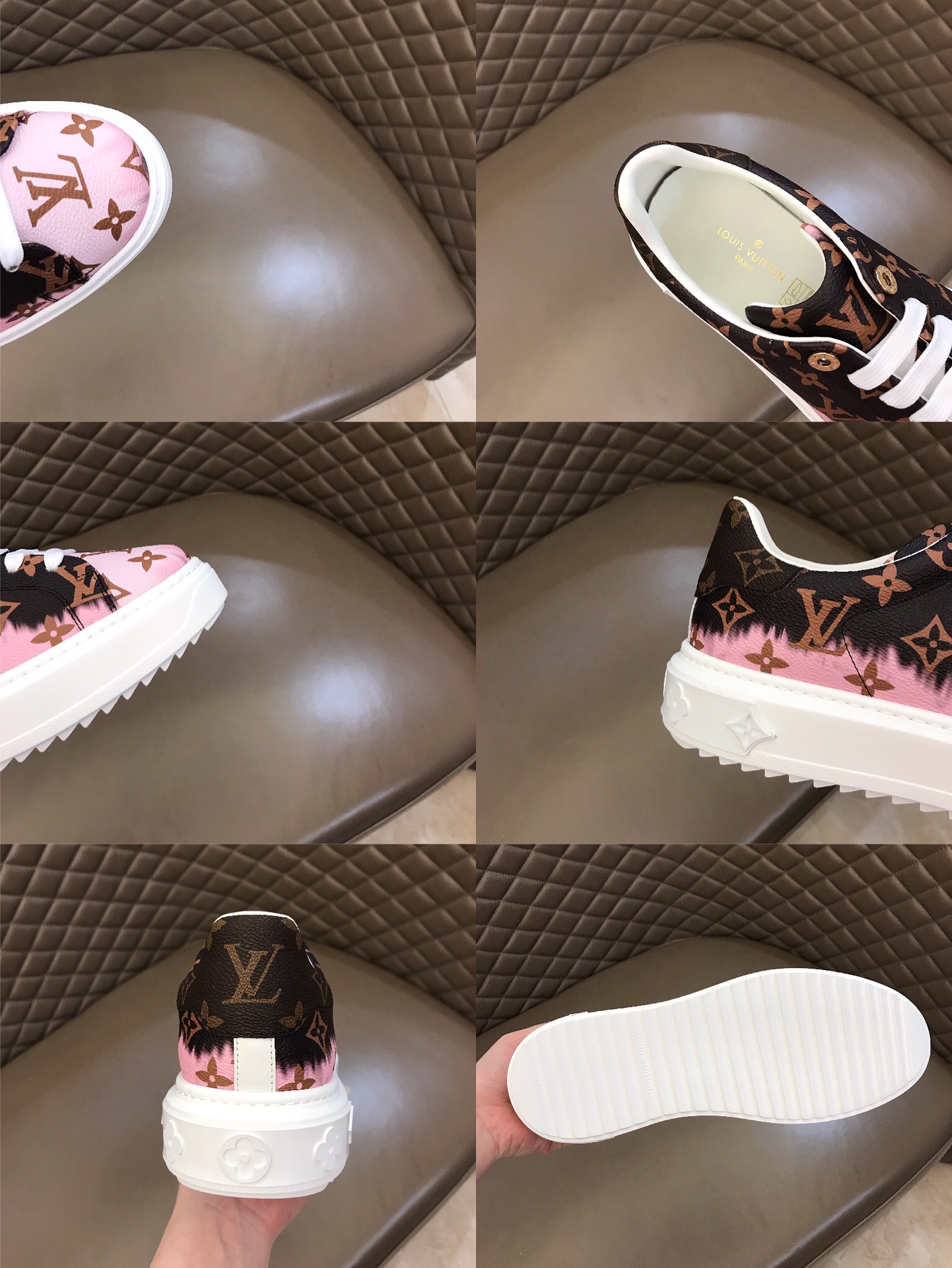 lv Sneaker Luxembourg in Pink