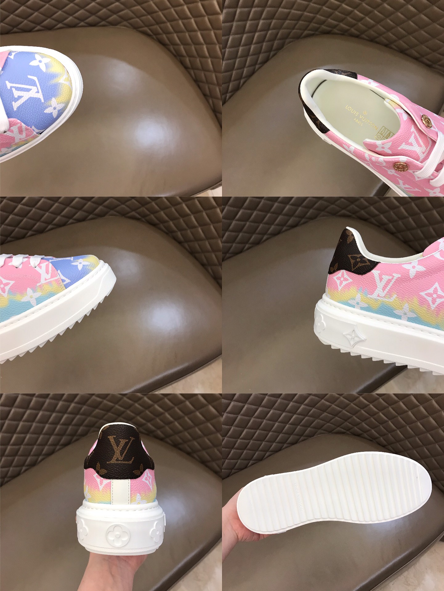 lv Sneaker Luxembourg in Pink