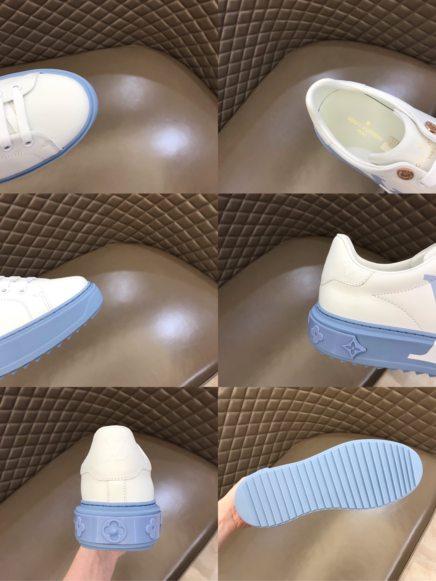 lv Sneaker Luxembourg in Blue sole