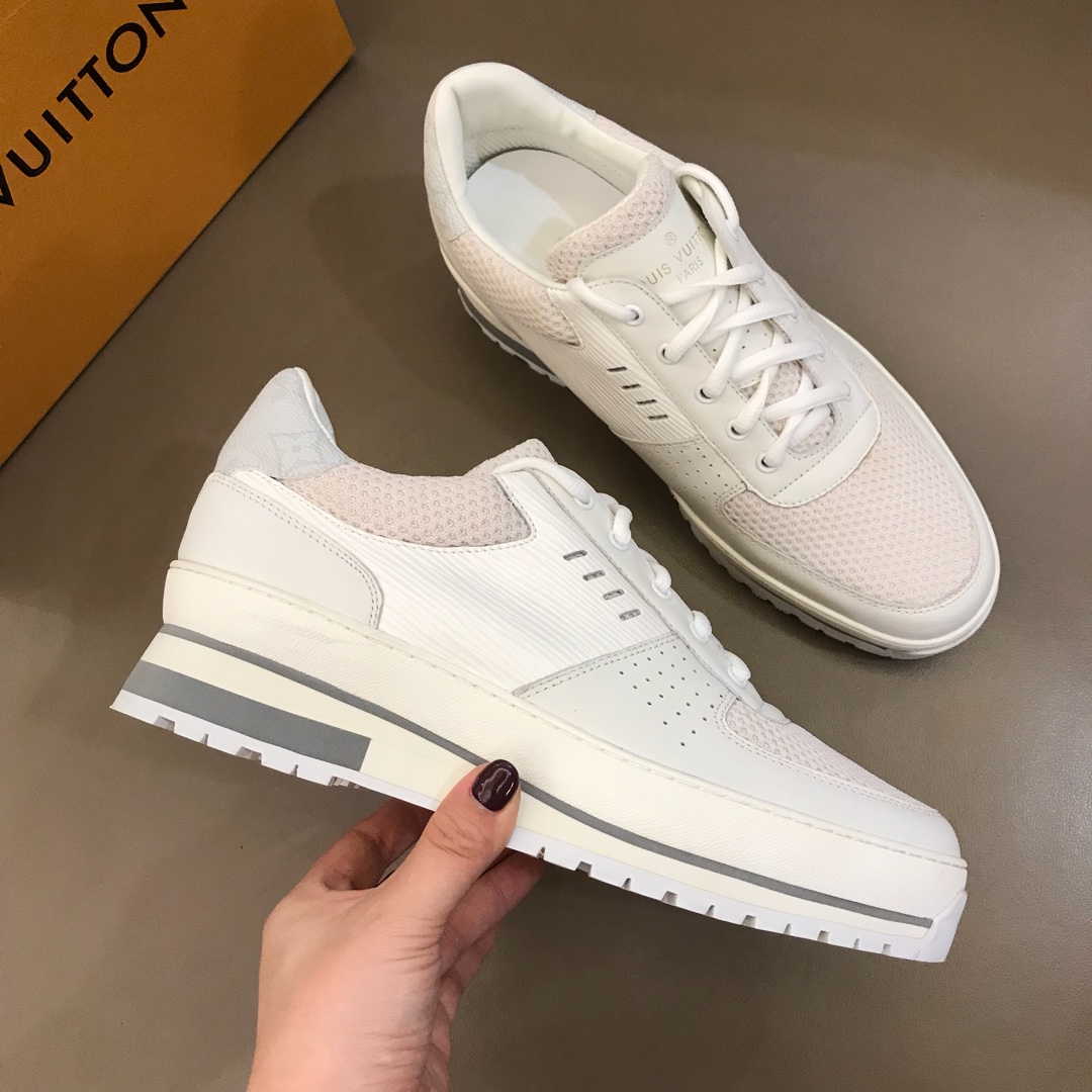 lv Sneaker Harlem in White